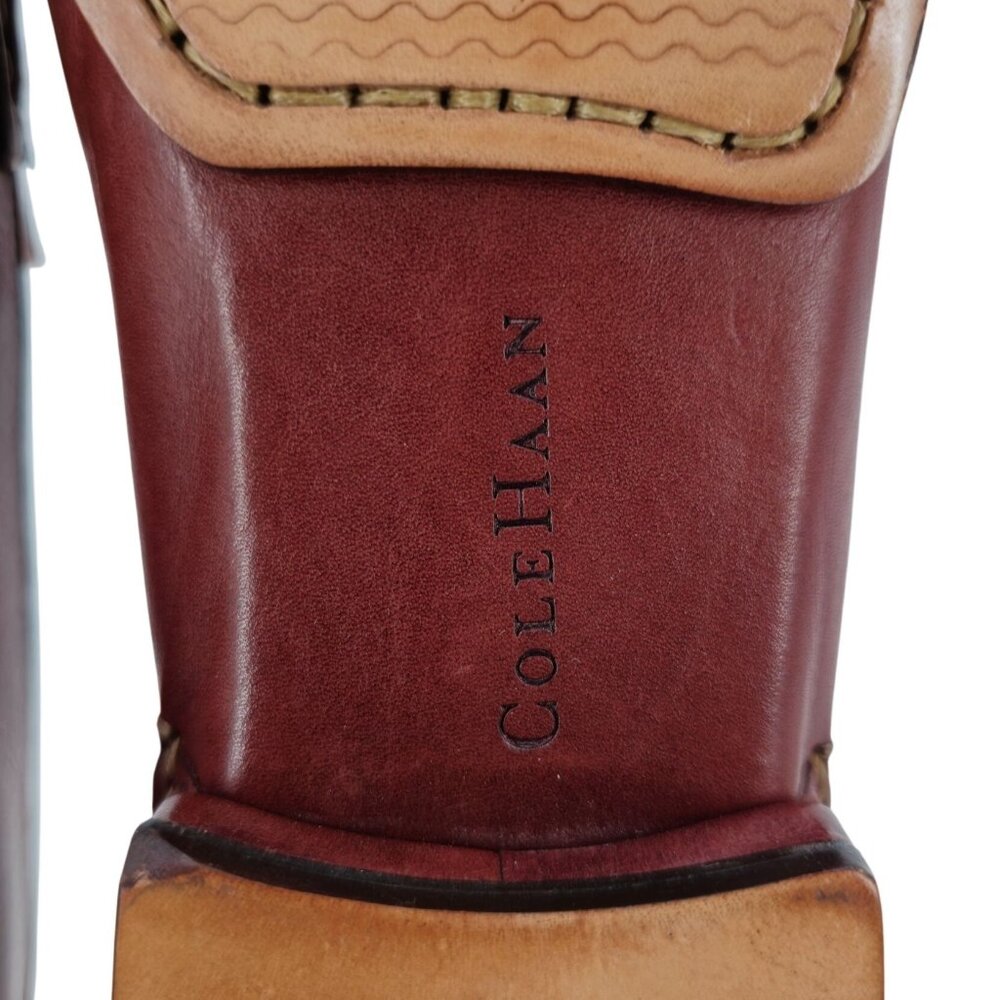 Vintage NEW Cole Haan Country Dress Shoes Womens 8B Brown Leather Slip-on Loafer - Picture 13 of 15